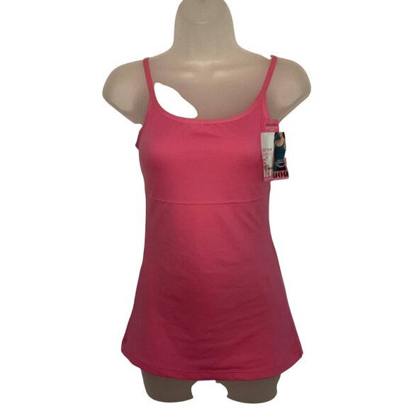 Sweet Nothings Womens Firm Control Tummy Toning Tank Top Medium Pink slimming - Picture 1 of 8